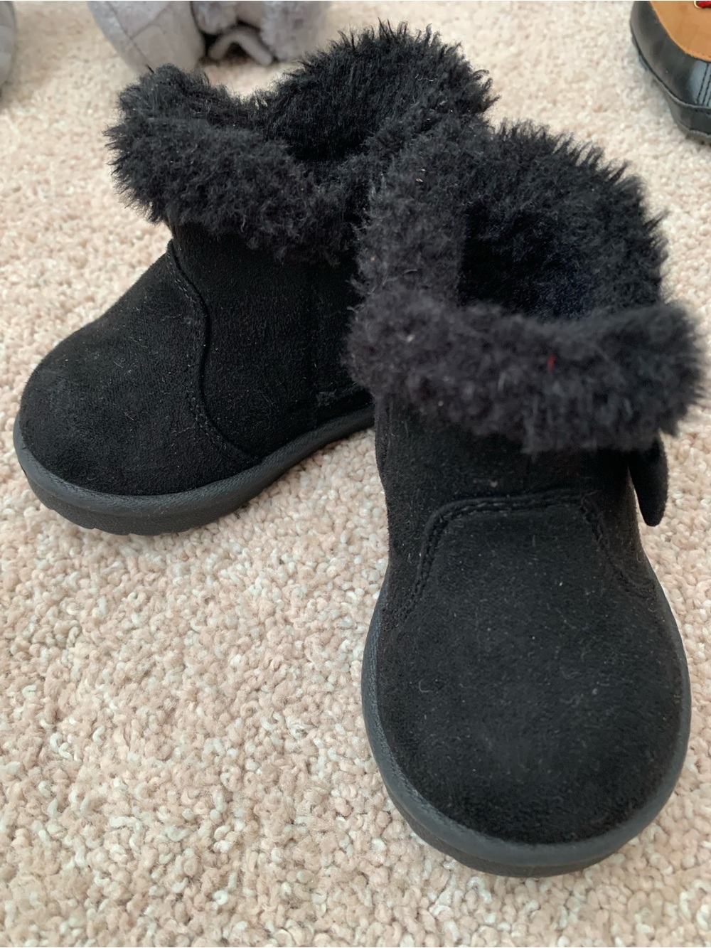 Wonder Nation Baby Faux-Fur Warm Winter Boots